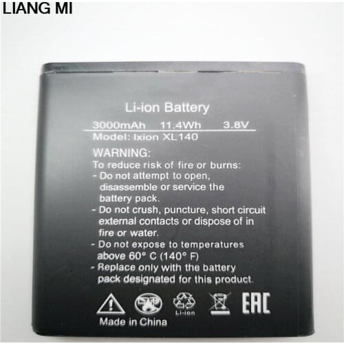 100% New 3.8V 3000mAh Ixion XL140 Battery for DEXP Ixion XL140 FLASH Mobile Phone battery with phone stander