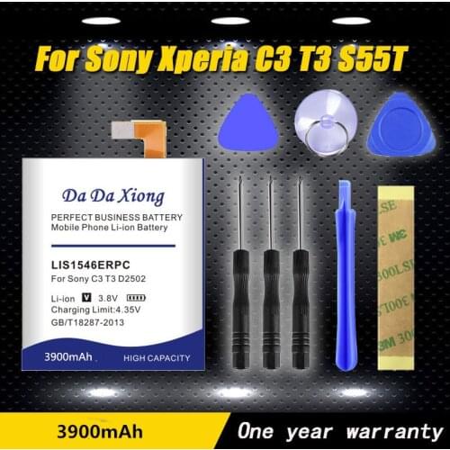 Model [ LIS1546ERPC ] Mobile Phone Battery for Sony Xperia C3 T3 S55T S55U, LIS1546ERPC for D2502 D5103 D2533 M50W Battery
