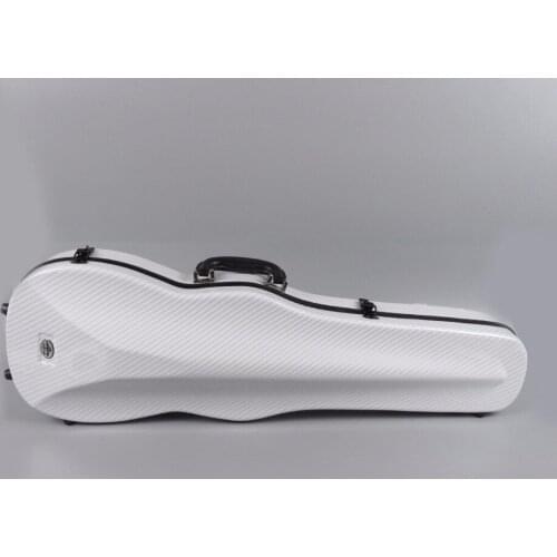 White violin case 4/4 carbon fiber Composite materials High streng