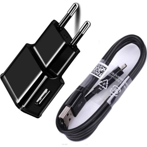 Fast Charging 5V 2A Travel Charger Adapter For Moto G3 G4 G5 G6 Z Z2 Z3 Play Samsung S8 S9 S10 Plus S10 5G S10E Type C Cable