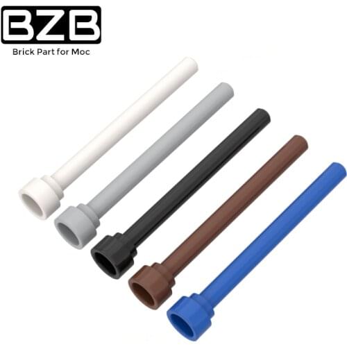 BZB MOC 30064 3957 1x4 Antenna Flagpole Column Length 38.3 High Tech Building Block Model Kids Toys DIY Brick Parts Best Gifts