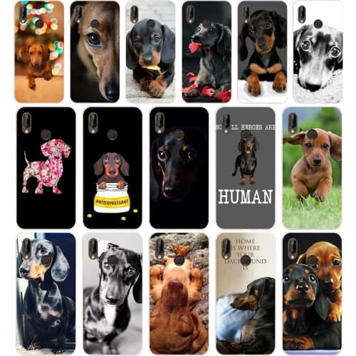 145SD Dachshund Teckel Dackel Dog Soft Silicone Tpu Cover Case for Honor 10 huawei p mate 10 20 lite y5 y6 prime 2018