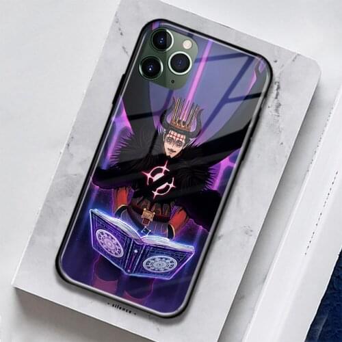 Dante Zogratis Black Clover Soft Silicone Glass for IPhone SE 6 6s 7 8 Plus X XR XS 11 12 Mini Pro Max Phone Case Cover Shell