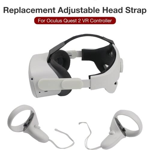 PU Adjustable VR Head Strap For Oculus Quest 2 Helmet Belt Headband Head Reduced Pressure Fixing For Quest 2 Vr Accessories