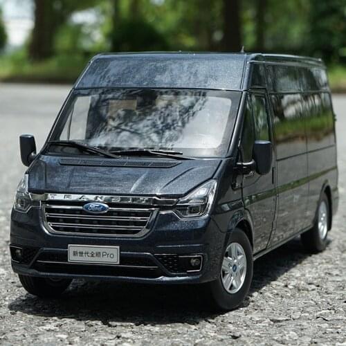 Maisto 1/18 Scale Jiangling Ford Pro Transit Business Car Van Alloy Car Model Collectible Souvenir Display Gift Hot Toys