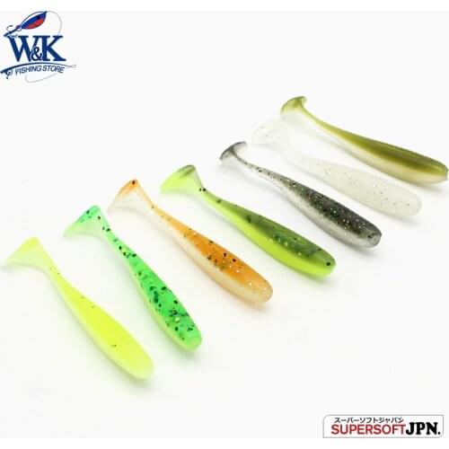 Soft Fishing Lure at 5cm 20pcs/lot Mini Swimbait 1g Soft Baits 12 colors Shad Lure Freshwater Perch Bass Fishing Lures