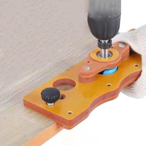 35mm Hinge Jig Boring Hole Drill Guide With Forstner Bit For Cabinet Cupboard Door Hinges Punching Locator Woodworking DIY Tool