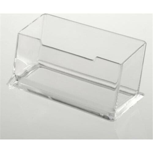 Desktop Business Card Holder New 1pcs Clear Desk Shelf Box storage Display Stand Acrylic Plastic transparent