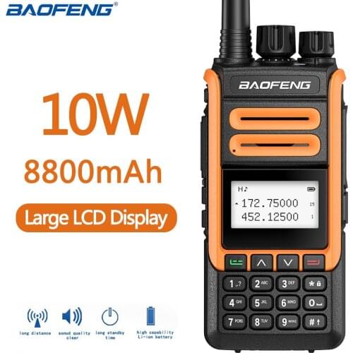 2021 BaoFeng UV-99 Powerful Walkie Talkie Large LCD Display Dual Band CB Radio 30KM Long Range Upgrade of UV-5R Portable Radio