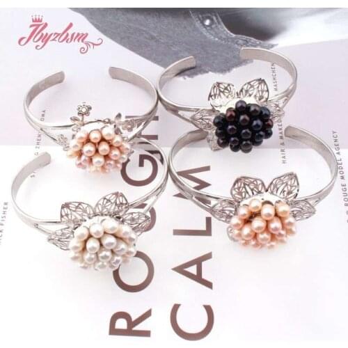 4x5-5x6mm Oval Natural Freshwater Pearl Beads Fashion Jewerly Bracelet For Women Chritmats New Year Gift Adjustbale 7"