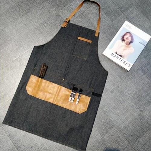 Hairdressing Denim apron Barber apron