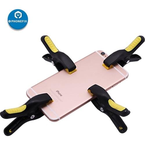 PHONEFIX 4pcs/set Universal Plastic Clip Fixture for iPhone iPad Mobile Phone LCD Display Screen Fastening Clamp Repair Tools
