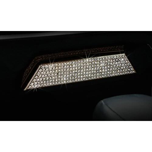 Durable Unique Rhinestone Center Storage Box Sticker Light Center Storage Box Cover Stylish