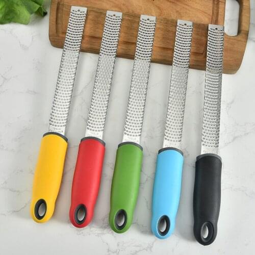 Handheld Cheese Grater Stainless Steel Zester for Lemon, Ginger, Garlic, Nutmeg, Chocolate, Vegetables, Fruits