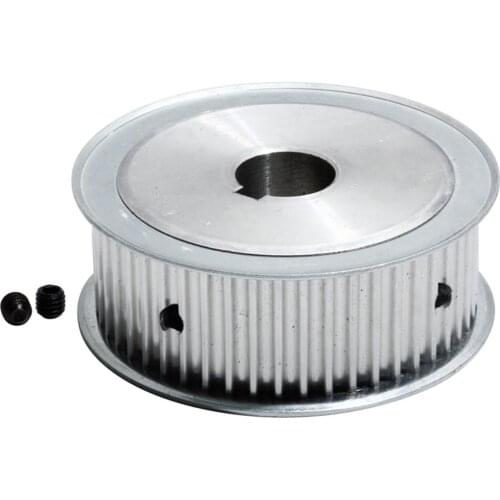 HTD 5M-60T Timing Belt Pulley, 27mm Width, Gear Pulley With Keyway, 12/14/15/16/18/19/20/25mm Bore, 60Teeth Transmission Pulley