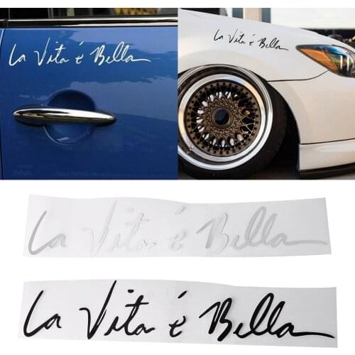 Car Styling Sticker Life is Beautiful For Mercedes Benz W205 W203 W212 W124 W204 amg Mini Cooper Volvo S60 V40 S80 XC60 V60 2019