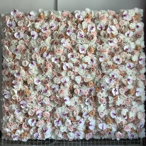 TONGFENG 24pcs/lot Mixcolor Wedding 3D Flower Wall Flower runner wedding Artificial Silk Rose Peony wedding Backdrop Decoration