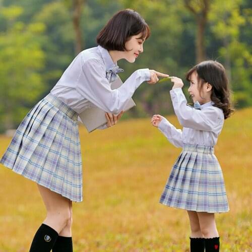 Japanese Hoshino Plaid Student Wear Elementary School Childrens College of England Choir Sports Meet Graduation JK Skirt