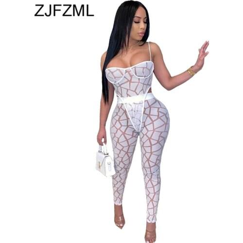 Black White Sexy 2 Piece Matching Sets Summer Clothes For Women Fitness Bodysuit And Bodycon Legging Sweat Suits Two Piece Set
