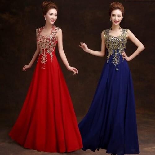 High quality women elegant lace sleeveless empire embroidery dress lady floral evening party wedding dinner dress brand