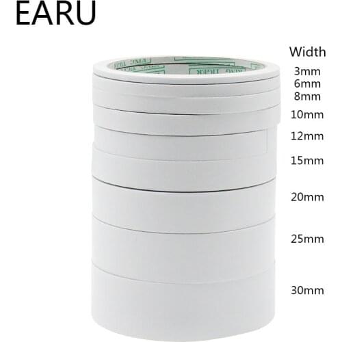1 Roll 12M Double Sided Tape Mounting Tape Strong Adhesive Width 3mm~30mm