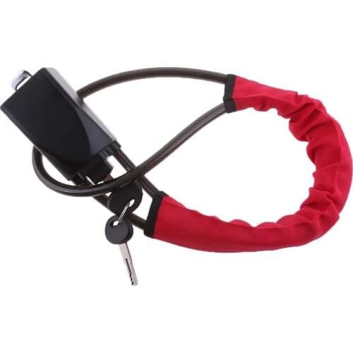 1 Piece Thicken Soft Steering Wheel Lock Anti-theft Steel Locking Strap