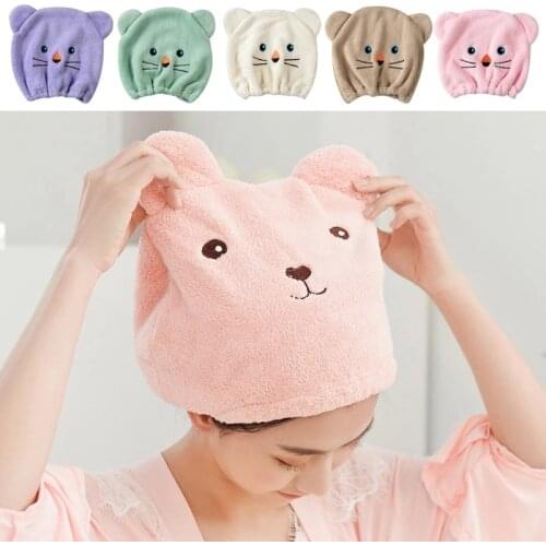 2021 NEW Good Hygroscopicity And Breathability Microfiber Hair Turban Quickly Dry Hair Hat Wrapped Towel Cap Towel