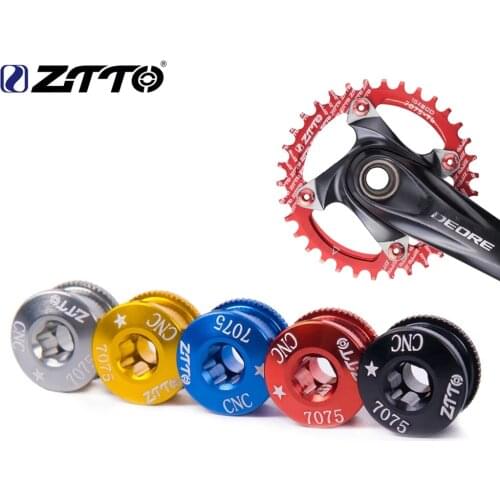 ZTTO 5 Pcs MTB Road Bike Bicycle Chainwheel Bolts CNC Chainring Screws For Parts Crankset Bicycle Parts