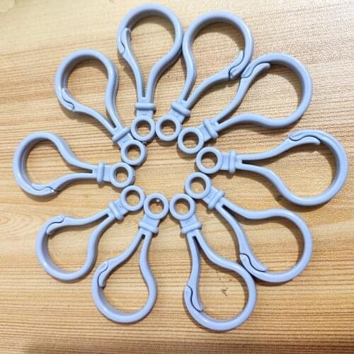 500pcs Plastic Lobster Clasp Handmade Jewelry Accessories DIY Part Making KeyRing Hooks Red Keyring Creative Personality Gifts