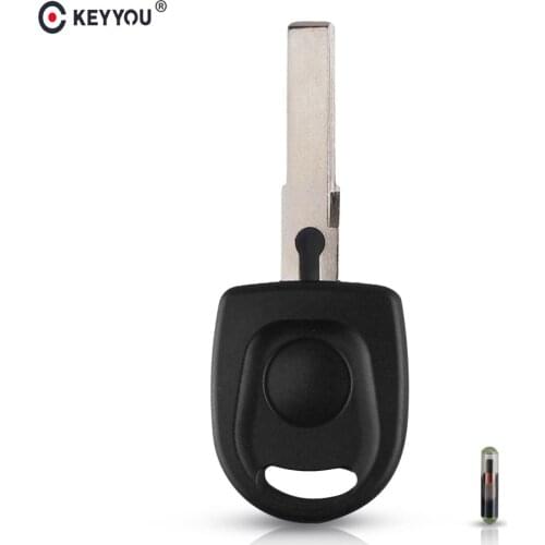 KEYYOU 20x Transponder Key Case With ID48 chip For VW Polo Golf for SEAT Ibiza Leon For SKODA Octavia Chip Shell