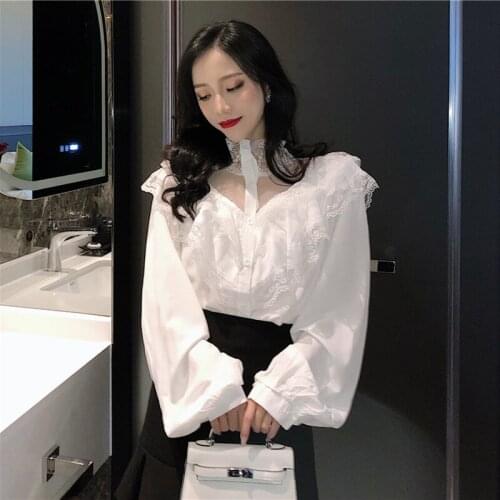 Cheap wholesale 2019 new Spring Summer Autumn Hot selling womens fashion casual ladies work Shirts BW44