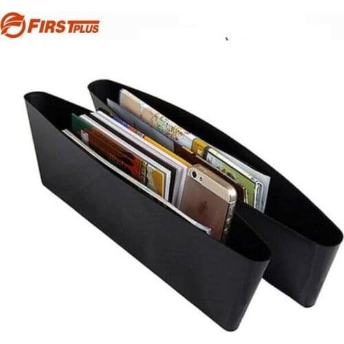 2 x Enviromental PP Car Seat Catch Stop Drop Pockets Catcher Gap Fillers For Mobile Phone Books Keys Cards Pen Organizers