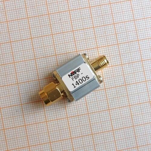 FBP-1400s 1400MHz RF coaxial bandpass SAW filter, 1dB bandwidth 45MHz, SMA interface