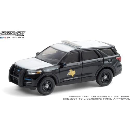 GreenLight 1:64 2020 Ford Interceptor Utility Black Alloy toy cars Metal Diecast Model Vehicles For Children Boys gift hot