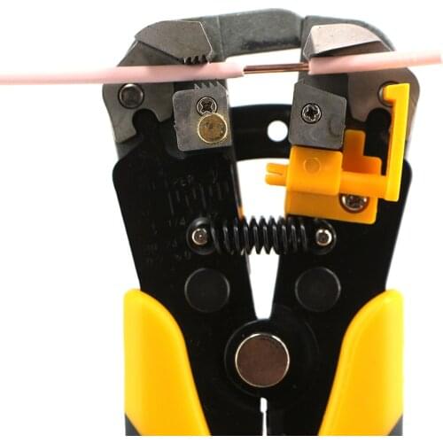 Wire Stripper Cable Adjustable Multi-function Extraction Terminal 0.2-6mm2 Awg24-10 Hand-held Tool Compressor Peeling Clamp