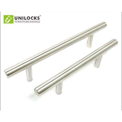 Stainless steel Kitchen Cabinet T Bar Pull Handle Knobs
