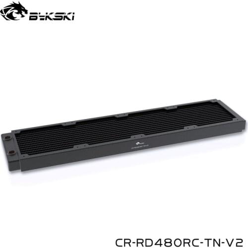 Bykski 120mmx4 Heat Dissipation 480mm Copper Radiator Computer Case Heat Sink For 12cm Fan About 30mm,CR-RD480RC-TN-V2