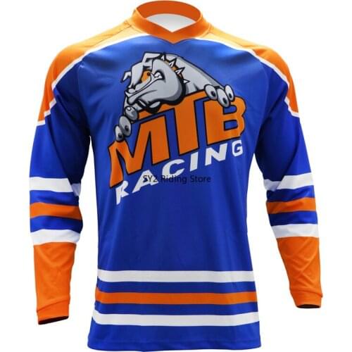 2021 motorcycle mountain bike downhill motocross jersey MTB Offroad DH MX bicycle long Enduro shirt cross country bike shirt