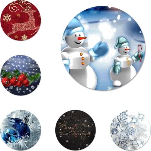 Have yourself Merry Christmas Icons Pins Badge Decoration Brooches Metal Badges For Backpack Decoration