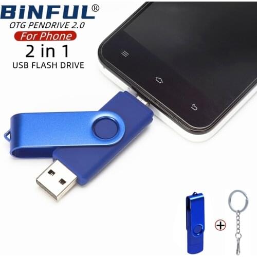 BiNFUL 360° Rotate Usb Flash Drive 16gb 64gb Pendrive 8G 32G 4G 128G Pen Drive High Speed U-disk for Smart Phone storage devices
