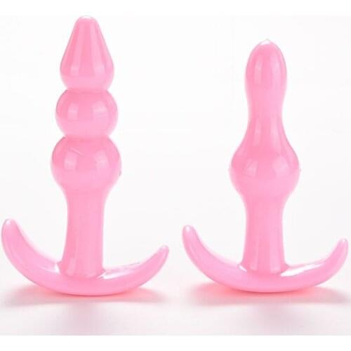 1PCS Waterproof Silicone Anal Body Massager Anal Butt Plug For Male Female 8-11cm