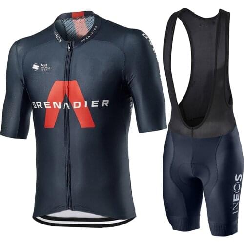 2020 INEOS Grenadier Cycling Jersey Set Men Cycling Clothing Summer Bike shirts Suit Bicycle Bib Shorts MTB Wear Maillot Culotte