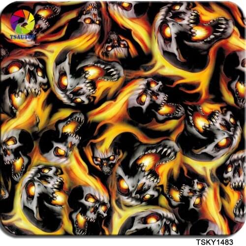 Free shipping TSAUTOP Width 0.5m newest design immersion printing PVA flim aqua print hydrographics film WDF1483