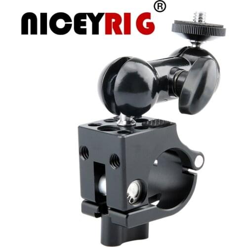 NICEYRIG 360 Degree Rotation Adjustable Quick Release Monitor EVF Viewfinder Mount Stand Camera Accessories DSLR Camera Rig