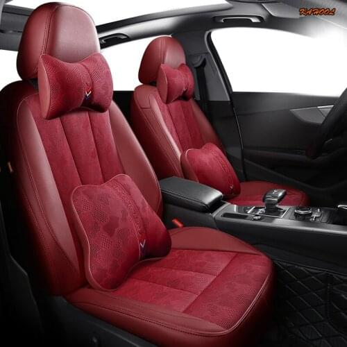 KAHOOL Custom Leather car seat cover For CHANGAN CS35 CS75 CS15 CS95 CS55 Benben EV MINI LOVE Yuexiang V3 V5 V7 CX20 car seat