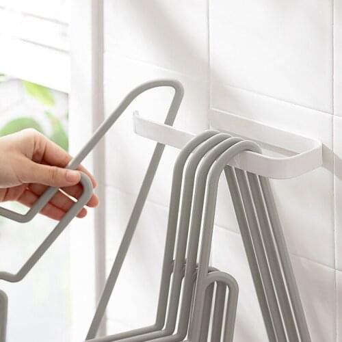 Creative Multifunctional Iron Clothes Hanger Hook Household Clothes Hanger Storage Rack Sundries Storage Rack Simple Modern
