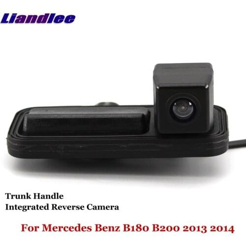Liandlee For Mercedes Benz B180 B200 2012 2013 2014 Car Reverse Camera Rear View Backup Parking Camera / Integrated Trunk Handle