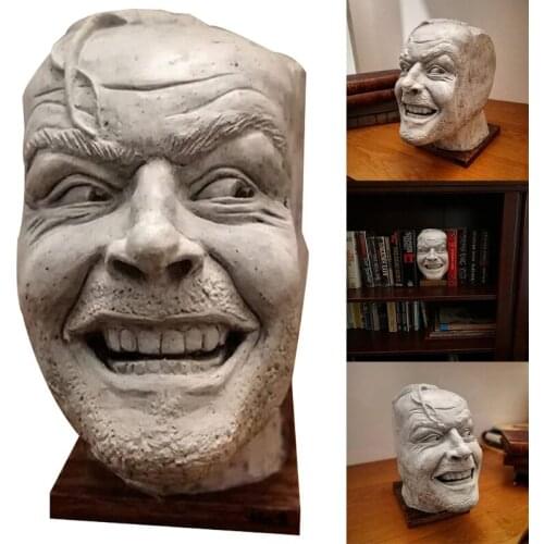 Hot Selling Heres Johnny Sculpture of The Shining Resin Desktop Ornament Bookend Library