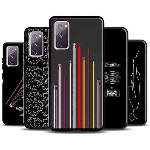 Minimalist F1 Circuit Phone Case For Samsung Galaxy S20 FE S8 S9 S10 Plus Note 10 Plus Note 20 S21 Ultra Cover