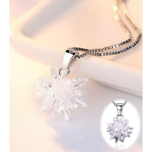 Trendy Necklace Women Pendant Chain Crystal XMAS Gift Fashion Jewellery